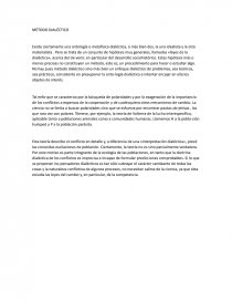 Metodo Dialectico. Página 1