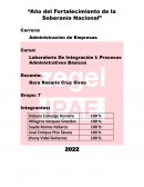 Laboratorio De Integración I: Procesos Administrativos Básicos