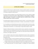 Derecho Comercial y Laboral. Letra de cambio