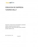 CREACION DE EMPRESA “CHERWI-WILLY