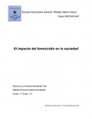 El impacto del feminicidio en la sociedad