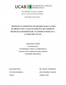 DISEÑO DE UNA PROPUESTA DE MEJORAS PARA LA LÍNEA DE PRODUCCIÓN Y ALMACENAMIENTO