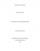 Importancia de los pronosticos