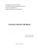 FRANZ URI BOAS