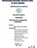 Hipotesis de la generacion espontanea