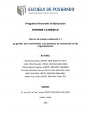 Gestión del conocimiento y los sistemas de información en las organizaciones