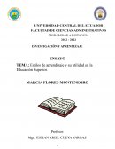 Estilos de aprendizaje y su utilidad en la Educación Superior