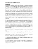 Técnica de colocación del hilo de separación