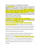 Temas y Controversias en la psicolingüística contemporánea