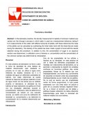 Laboratorio de quimica. Funciones y densidad