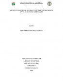 ANALISIS ESTRATEGIAS DE SISTEMAS DE INFORMACION PARA BASE DE DATOS DE NEGOCIOS COMERCIALES