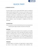 QUICK PARY RESUMEN EJECUTIVO