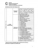 EVIDENCIAS ETAPA PRE PRODUCCION