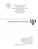 Introducciòn a la Psicologia General