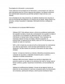 Tecnologías de información y comunicación