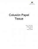 Colusión Papel Tissue