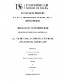 El arte de la comunicación es el lenguaje del liderazgo