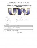El sistema financiero.Fundamentos de economía