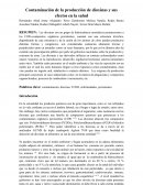 Contaminación de la producción de dioxinas y sus efectos en la salud