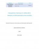 Caso práctico: Hormisa S. A. Análisis de la inversión y la financiación del activo corriente