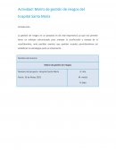 Actividad: Matriz de gestión de riesgos del hospital Santa María