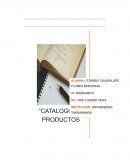 Catalogo de productos notables y factorizacion