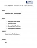 Grandes ideas nacen de algo sencillo