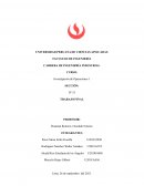 Investigación de operaciones Greenland Peru S.A.C