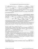Acta administrativa por abandono de empleo