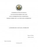 La Epistemología y ciencia de la información