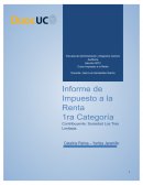 Informe de Renta