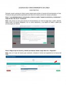 LICENCIA DE FUNCIONAMIENTO EN LÍNEA GUÍA PRÁCTICA