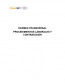 PROCEDIMIENTOS LABORALES Y CONTRATACIÓN