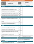 Checklist de Confirmación de Procesos (estándares)