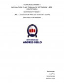 CASO: COLUSION DE PRECIOS DE BUSES ENTRE SANTIAGO-CARTAGENA