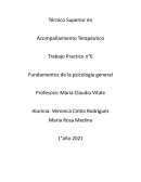 Trabajo Practico n°6 Fundamentos de la psicología general