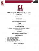 PROYECTO “ESTUDIO DE CASO” “EL PAPEL DEL LÍDER EN LOS EQUIPOS DE TRABAJO AUTODIRIGIDOS”