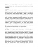Análisis de la aplicación de las estrategias en la mezcla de mercadeo (Marketing Mix) en cada uno de sus elementos (Producto, Precio, Plaza y Promoción).