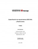 Especificación de requerimientos (IEEE 830) y Restricciones TimEat