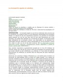La bronquitis aguda en adultos