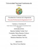 Ficha Técnica Estándar para la Formulación y Evaluación de Proyectos de Inversión en Carreteras Interurbanas
