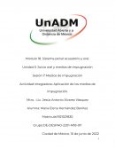 Aplicación de los medios de impugnación