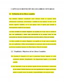 CAPÍTULO II DEFINICIÓN DE LOS LIBROS CONTABLES