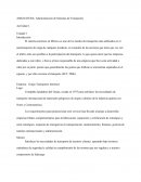 Administración de Sistemas de Transportes