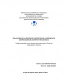 EVALUACIÓN DE LA GESTIÓN DE CONTRATOS EN LA GERENCIA DE CONTRATACIÓN DEL DISTRITO PUNTA DE MATA