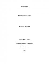 Programa: Fundamento de electricidad. Página 1