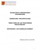 Directorio de los Trastornos Psicológicos DSM 5