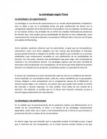La estrategia según Trout. Página 1