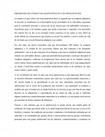 PROMOCIO DE CONDUCTAS ADAPTATIVAS ADOLESCENTES. Página 1