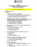 EXAMEN BIOSEGURIDAD SEGURIDAD DEL PACIENTE